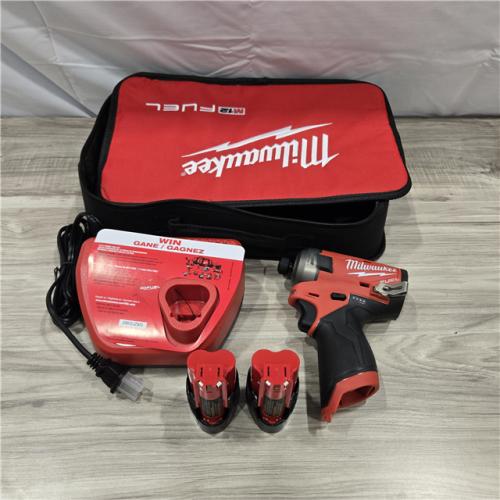 LIKE NEW! - Milwaukee M12 FUEL SURGE 12V Cordless Hex Impact Driver Compact Kit