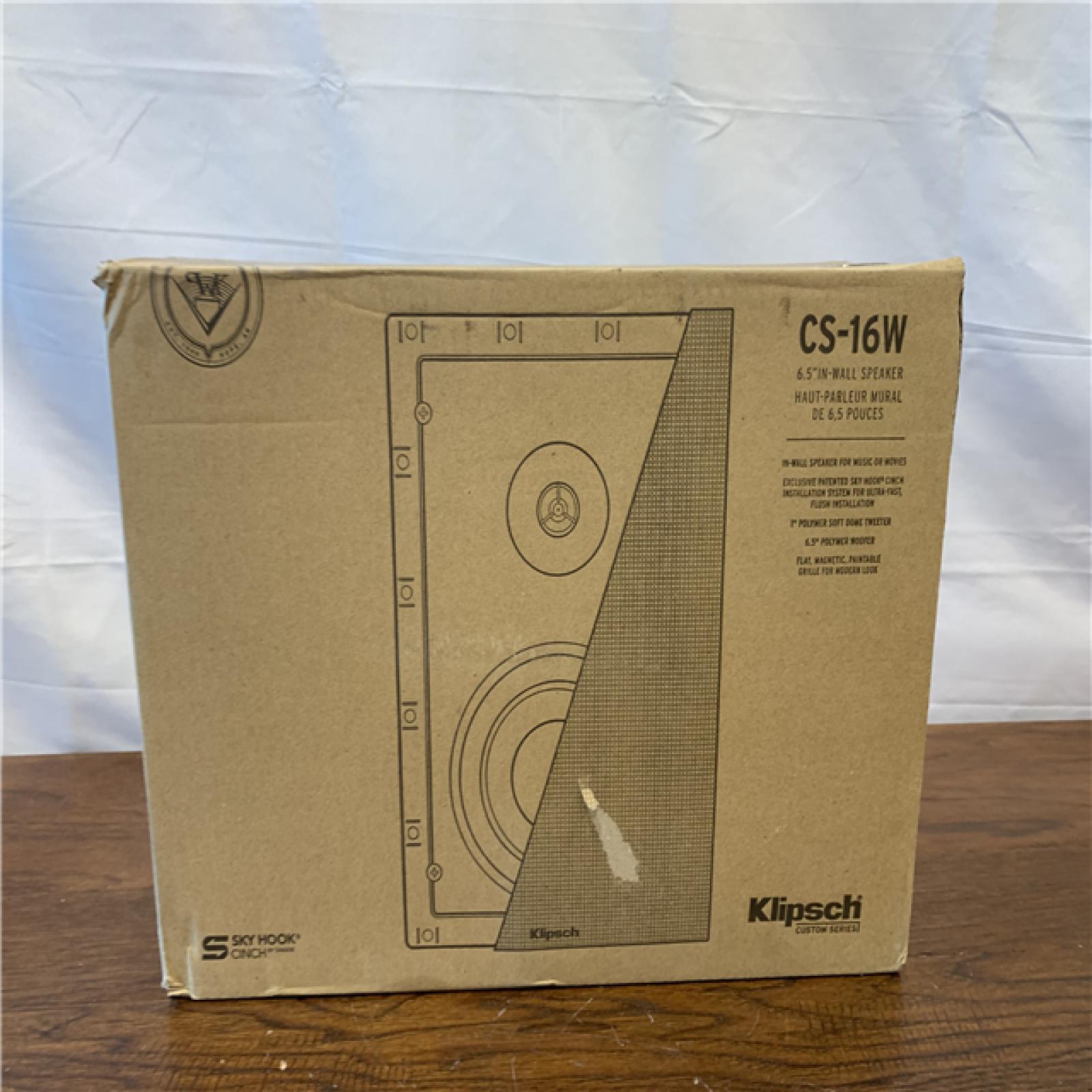 NEW! Klipsch CS-16W In Wall Speaker