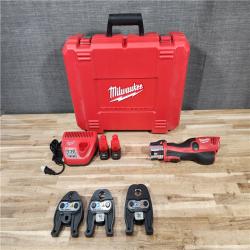 HOUSTON LOCATION - AS-IS (APPEARS LIKE NEW) M12 12-Volt Lithium-Ion Force Logic Cordless Press Tool Kit (3 Jaws Included) with Two 1.5 Ah Battery and Hard Case