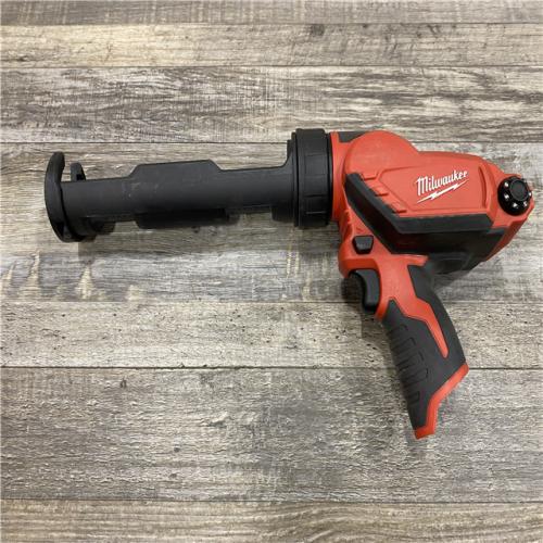 AS-IS Milwaukee 12V Lithium-Ion Cordless 10 oz. Adhesive and Caulk Gun (Tool-Only)