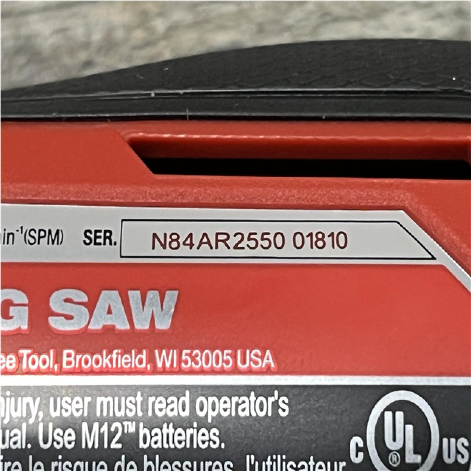 AS-IS Milwaukee 12V Fuel Lithium-Ion Cordless Jig Saw (Tool-Only)