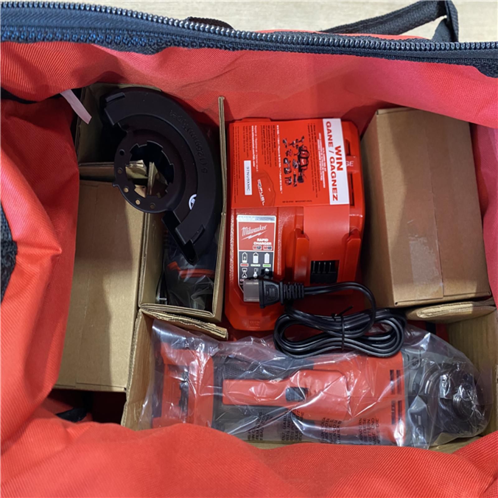 NEW! Milwaukee 2880-22 M18 4.5  - 5  Cordless No-Lock Grinder Paddle Switch Kit