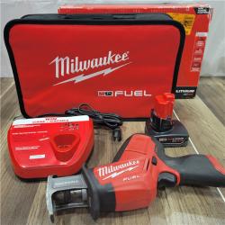 AS-IS MILWAUKEE M12 Fuel Kit De Sierra Sable Reciproca Hackzall Con 1 BaterÃ­a Milwaukee