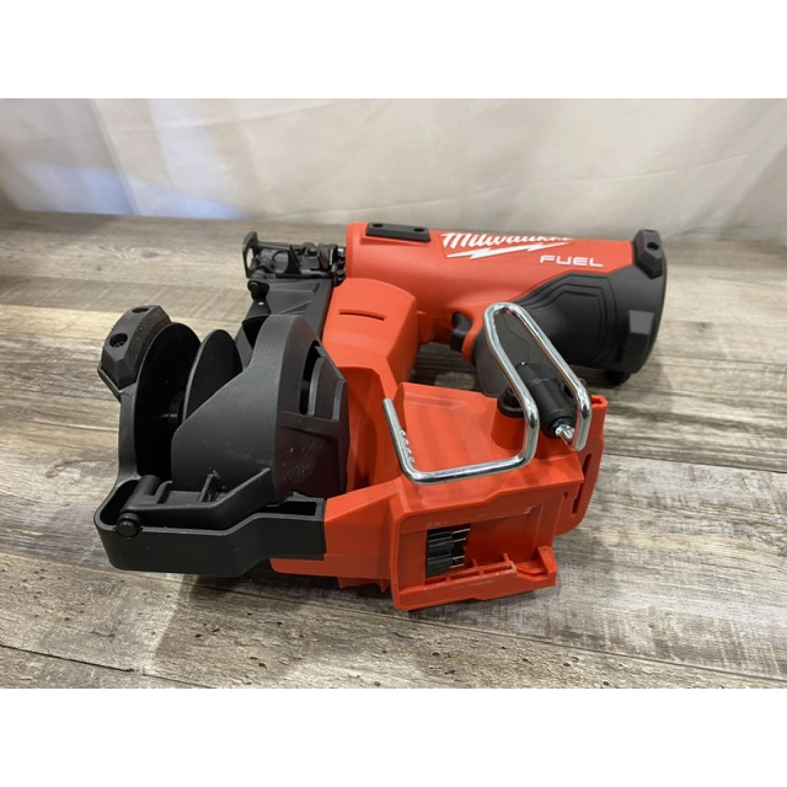 AS-IS Milwaukee  FUEL 18-Volt Lithium-Ion Brushless Cordless Coil Roofing Nailer (Tool Only)