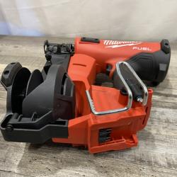AS-IS Milwaukee  FUEL 18-Volt Lithium-Ion Brushless Cordless Coil Roofing Nailer (Tool Only)