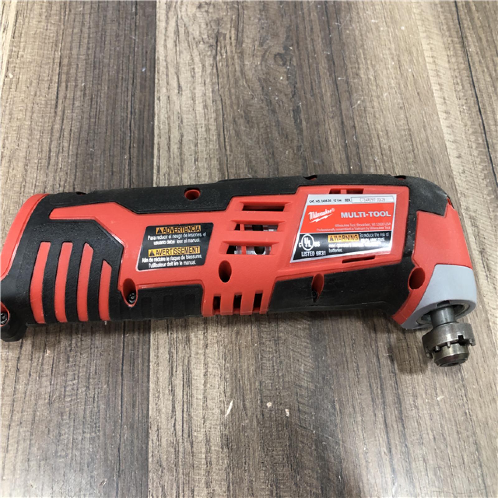 AS-IS Milwaukee M12 12V Lithium-Ion Cordless Oscillating Multi-Tool (Tool-Only)