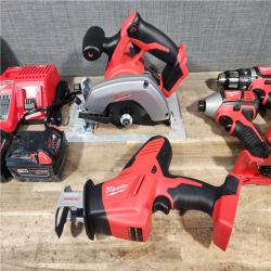 HOUSTON LOCATION - AS-IS Milwaukee 18-Volt Lithium-Ion Cordless (5-Tool) Combo Kit