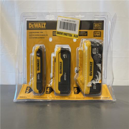 New! - DEWALT 20V MAX Battery Lithium Ion 3 Pack