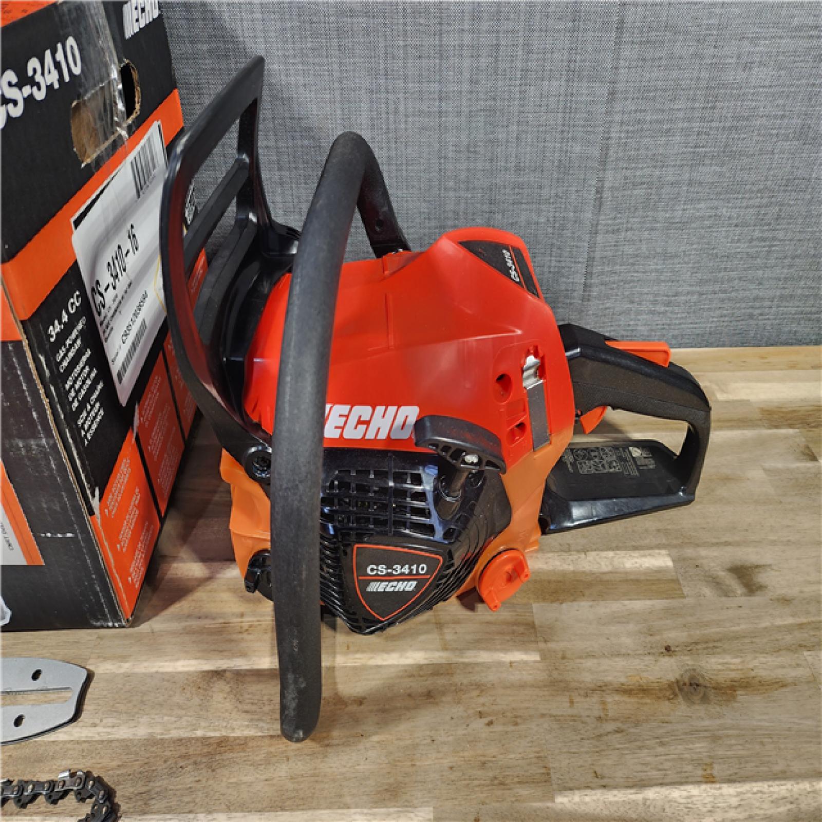 HOUSTON LOCATION - AS-IS Echo 34.4 Cc Professional-Grade Chainsaw with 16 Inch Bar - CS-3410-16