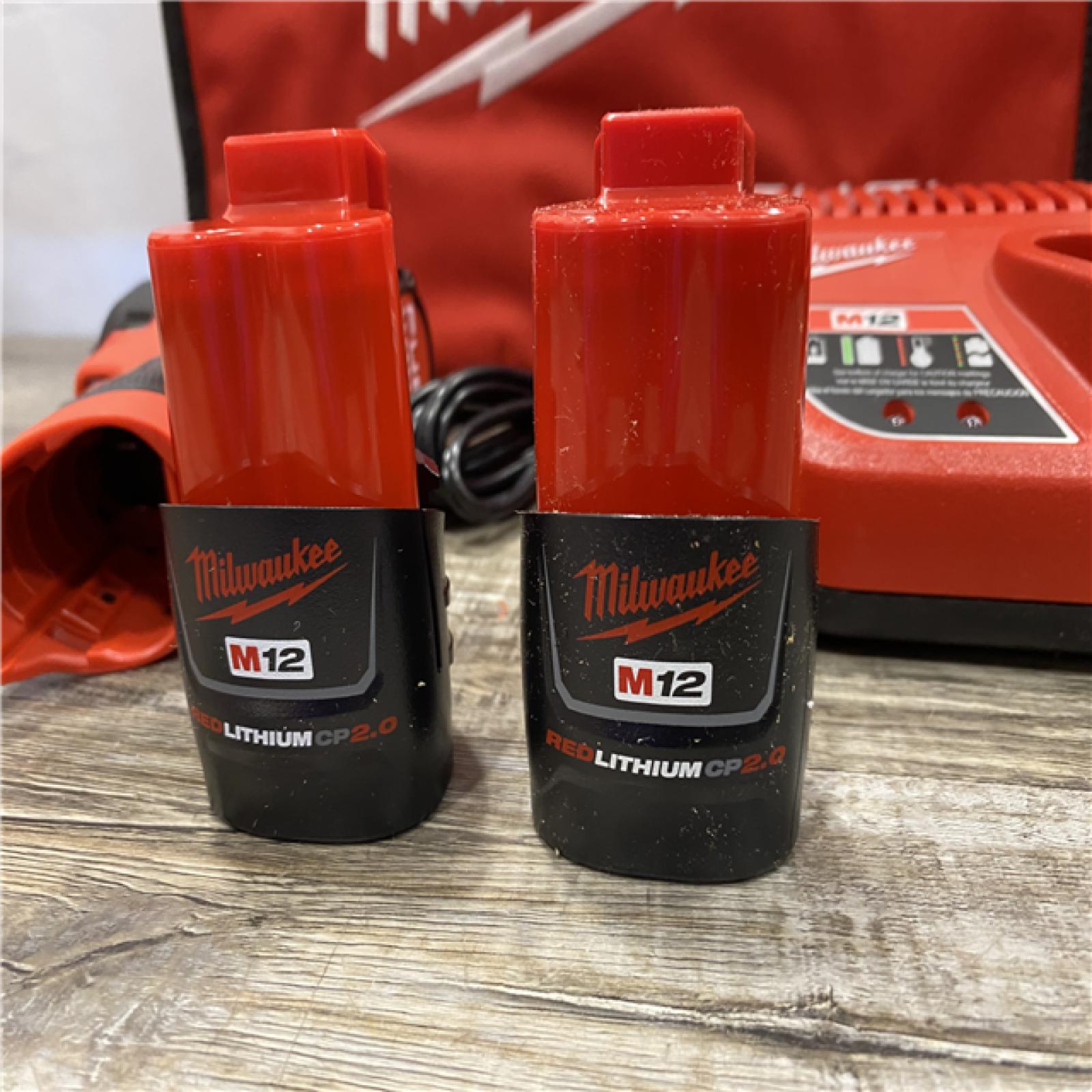 AS-IS Milwaukee  FUEL 12V Lithium-Ion Brushless Cordless 1/4 in. Hex Impact Driver Kit