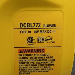 AS-IS DEWALT FLEXVOLT 60V MAX 125 MPH 600 CFM Brushless Cordless Battery Powered Blower Kit