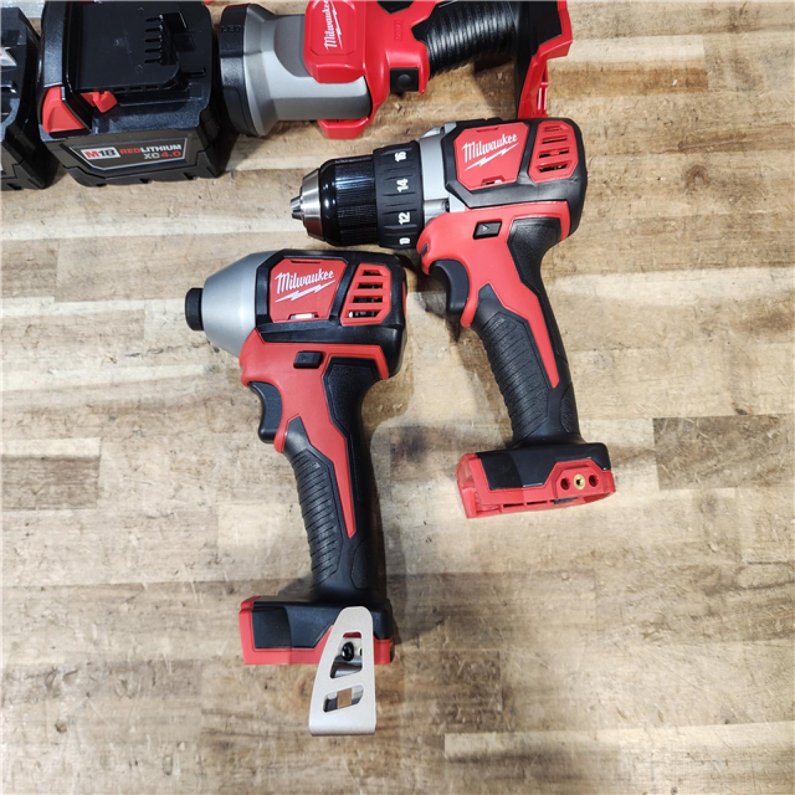 HOUSTON LOCATION - AS - IS Milwaukee 18-Volt Lithium-Ion Cordless (6-Tool) Combo Kit