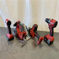 AS-IS - Milwaukee M18 18-Volt Lithium-Ion Brushless Cordless Combo Kit (4 Tool)