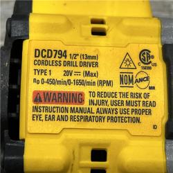 AS-IS DEWALT Atomic 20V Lithium-Ion Cordless Compact 1/2 in. Drill/Driver Kit