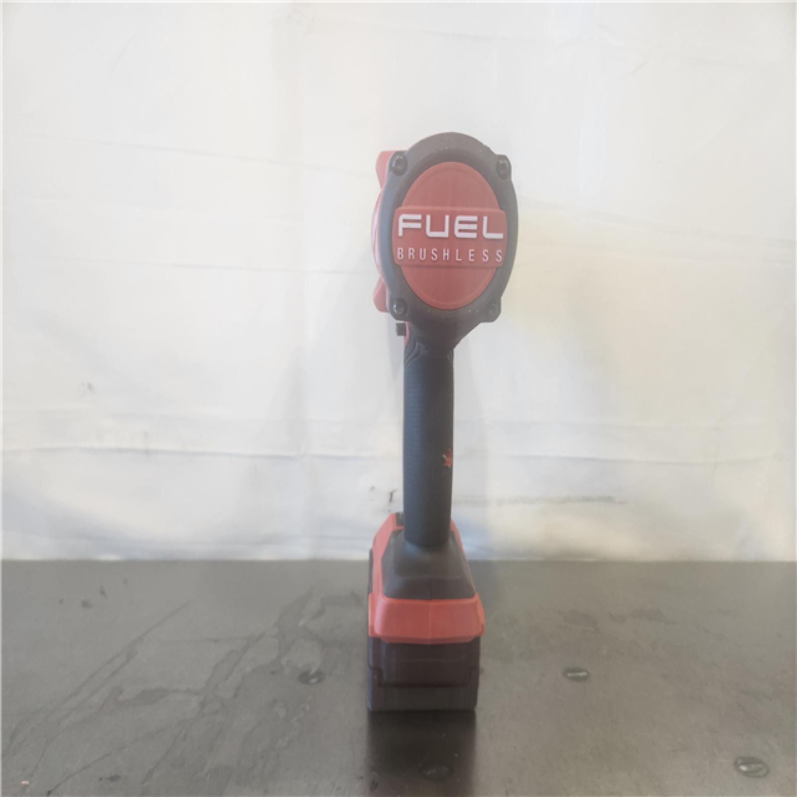 AS-IS- Milwaukee FUEL 18V Lithium-Ion Brushless Cordless 1/2 in. Impact Wrench w/Friction Ring Kit