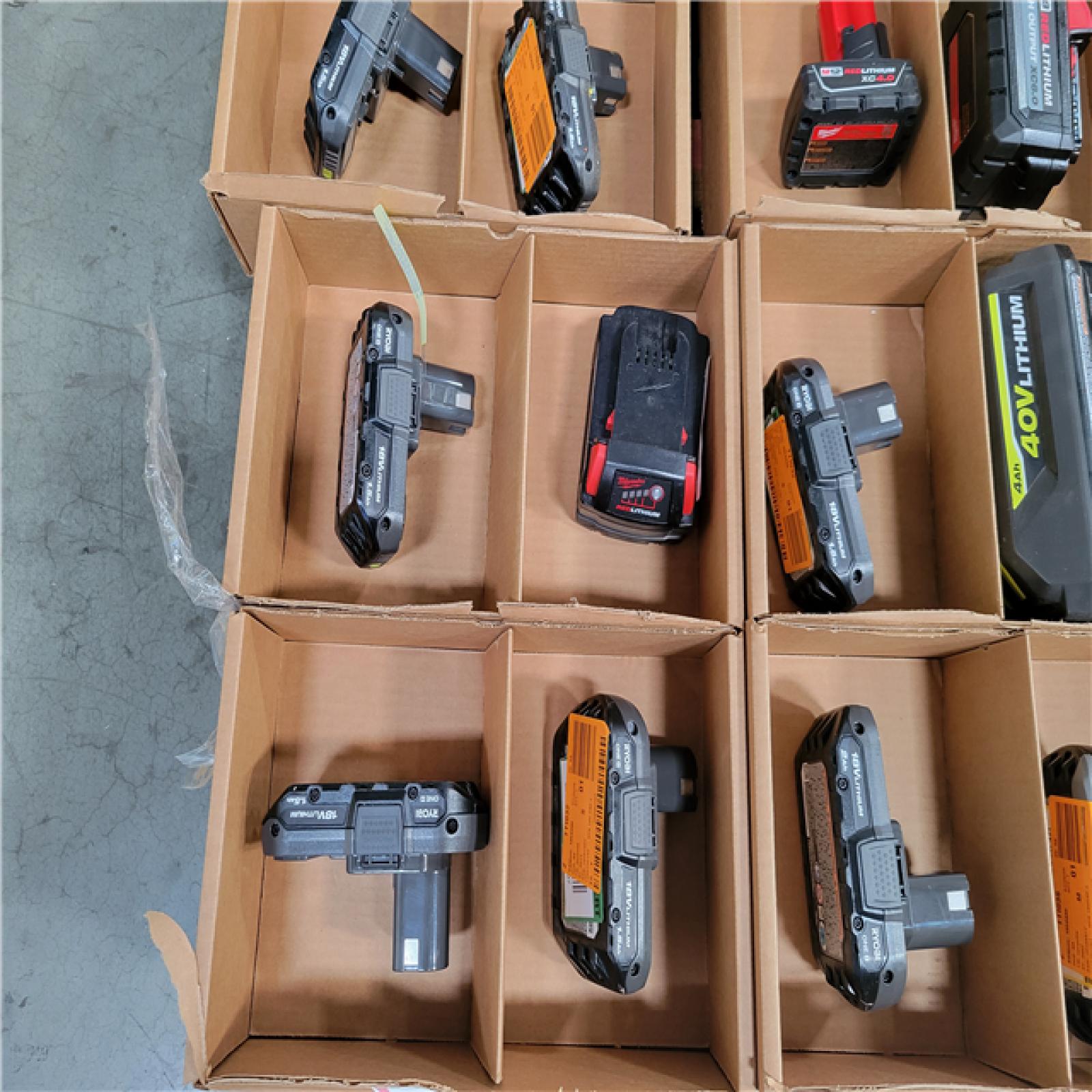 CALIFORNIA AS-IS BATTERY PALLET