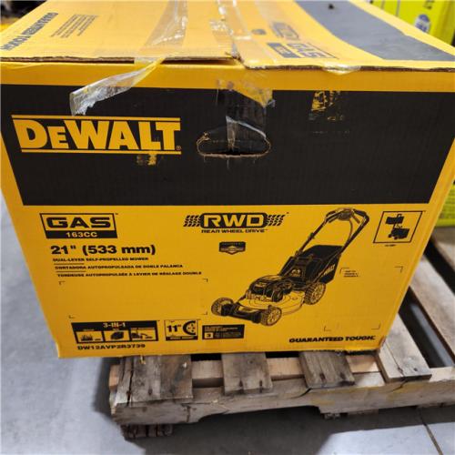 Dallas Location - As-Is DEWALT 21 in. 163cc  Gas Self Propelled  Lawn Mower