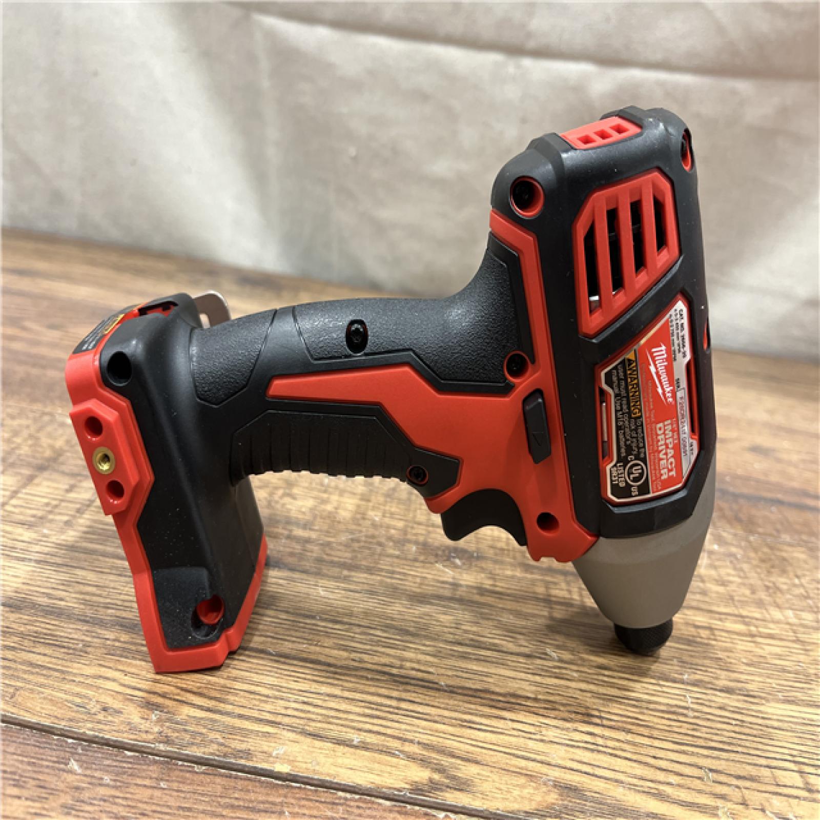AS-IS MILWAUKEE M18 18V Lithium-Ion Cordless Combo Tool Kit with Two 3.0Ah Batteries, 1-Charger, 1-Tool Bag (4-Tool)