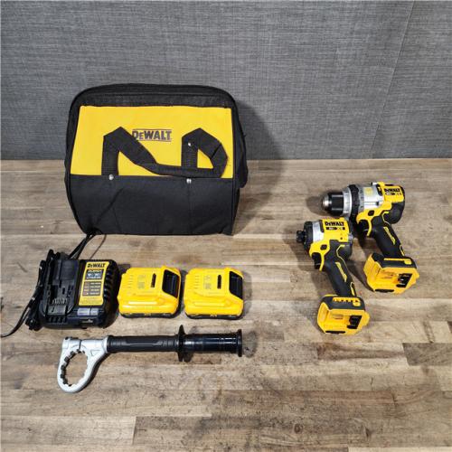 HOUSTON LOCATION - AS-IS DeWalt 20V MAX XR Cordless Brushless 2-Tool Hammer Drill and Impact Driver Kit
