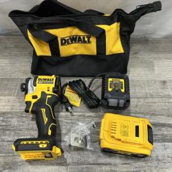 AS-IS DEWALT ATOMIC 20V MAX Lithium-Ion Cordless 1/4 in. Brushless Impact Driver Kit