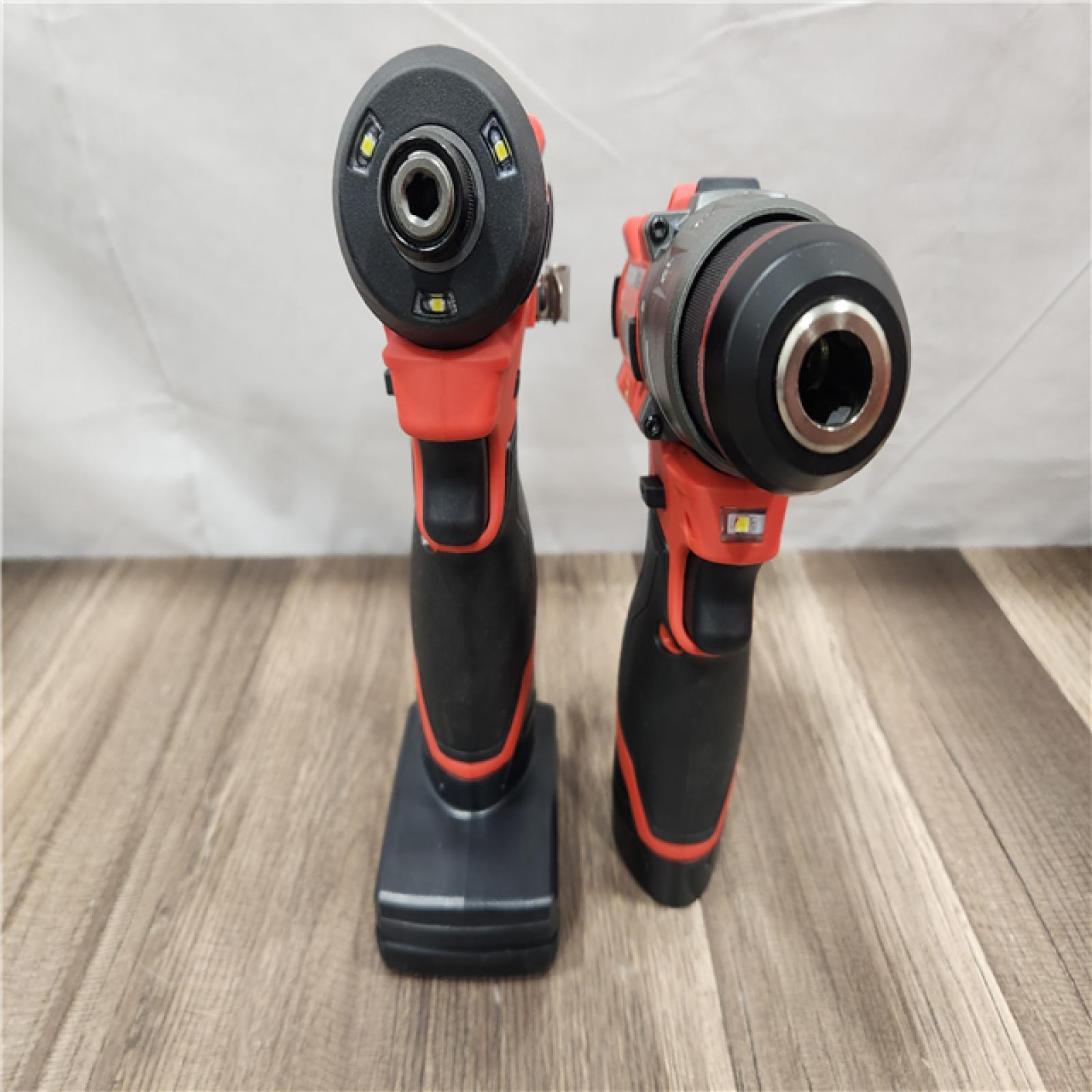 AS-IS- Milwaukee 12V Brushless Hammer Drill and Impact Driver Combo Kit