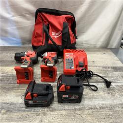 AS-IS Milwaukee 18-Volt Lithium-Ion Brushless Cordless Compact Hammer Drill/Impact Combo Kit
