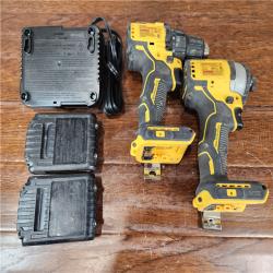 AS-IS DEWALT 20V MAX Brushless Cordless Drill/Impact Driver (2-Tool) Combo Kit