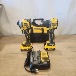 AS-IS- DEWALT ATOMIC 20-Volt MAX Lithium-Ion Cordless Combo (2-Tool) Kit