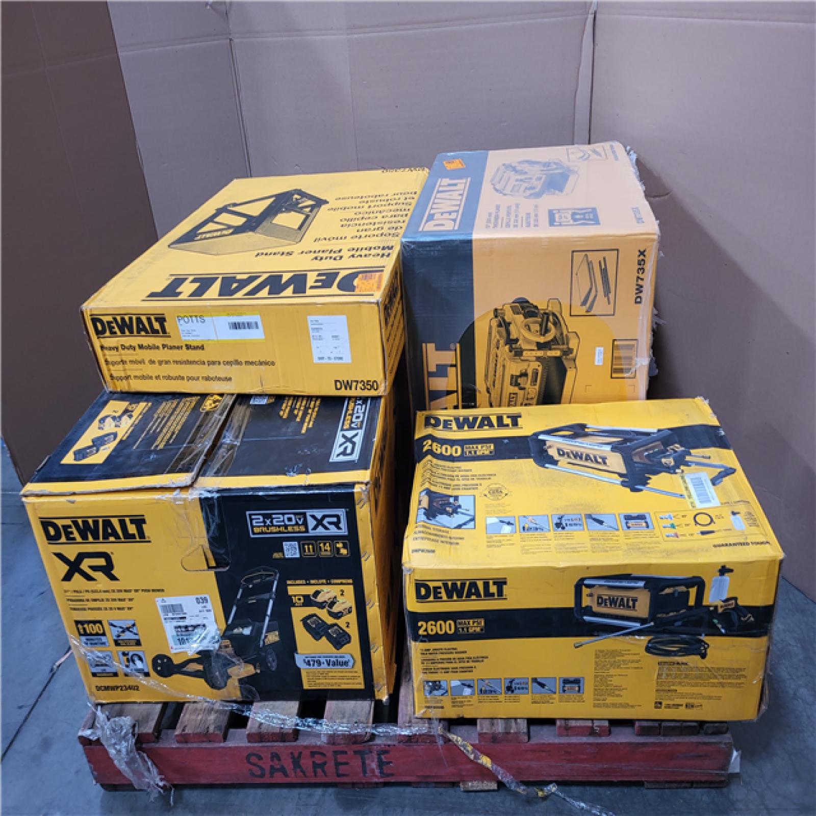 CALIFORNIA AS-IS TOOL PALLET