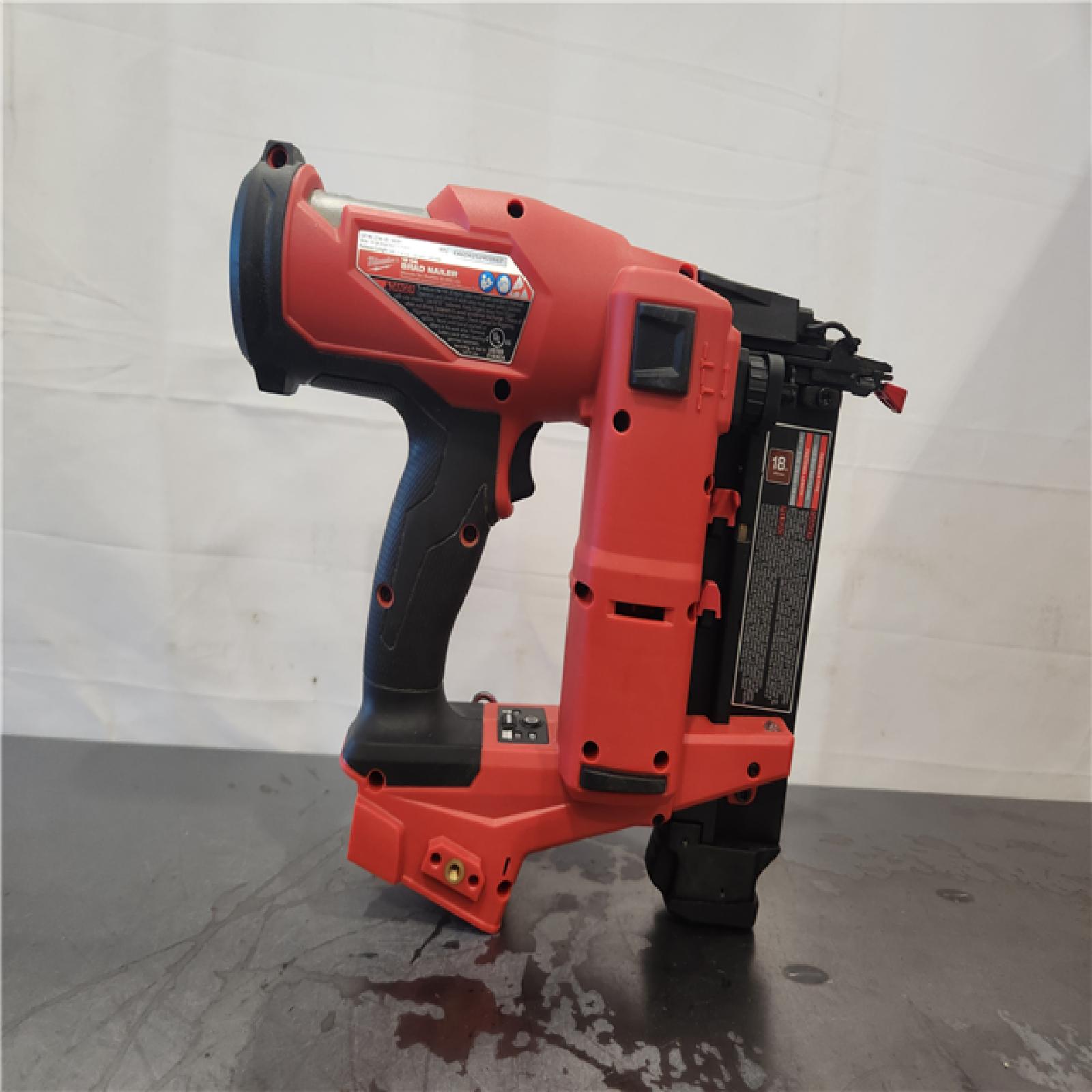 AS-IS- Milwaukee M18 FUEL 18 Gauge Brad Nailer (TOOL ONLY)