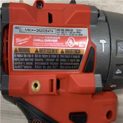 AS-IS Milwaukee FUEL 12V Lithium-Ion Brushless Cordless 1/2 in. Hammer Drill (Tool-Only)