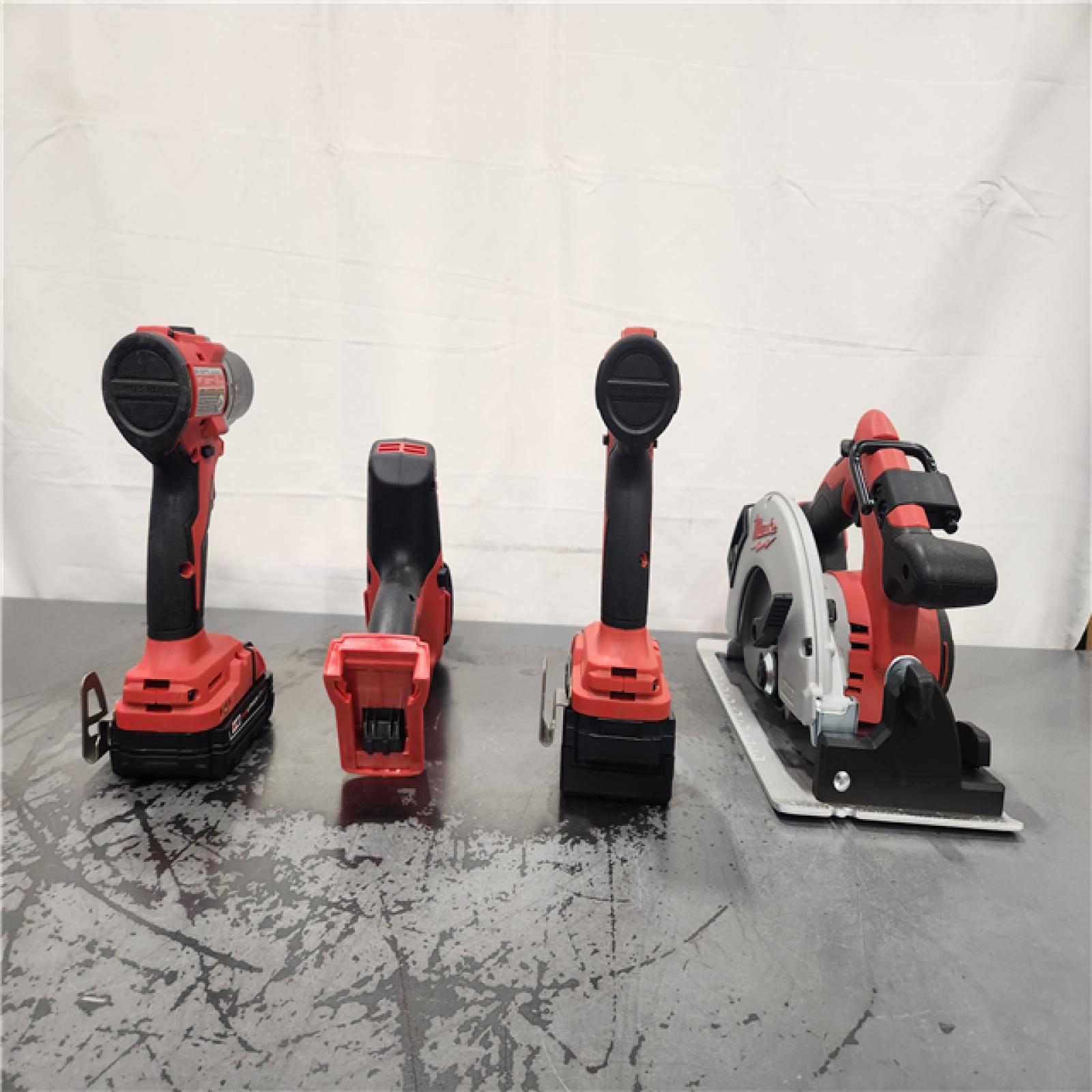 AS-IS- Milwaukee M18 Cordless Brushless 4 Tool Combo Kit