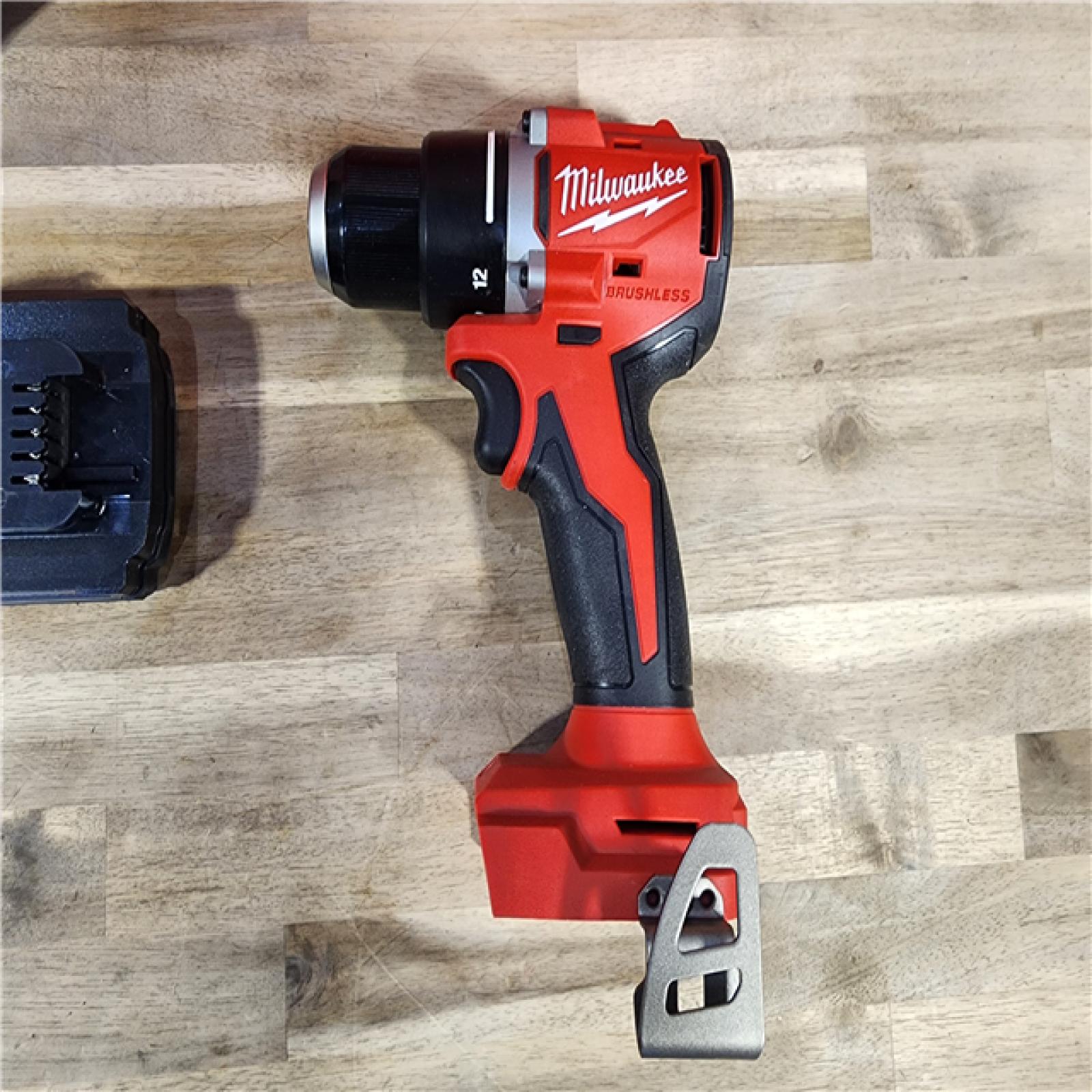 HOUSTON LOCATION - AS-IS Milwaukee M18 3601-22CT Drill/Driver Kit  Battery Included  18 V  1/2 in Chuck