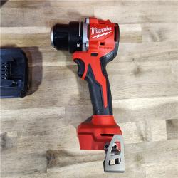 HOUSTON LOCATION - AS-IS Milwaukee M18 3601-22CT Drill/Driver Kit  Battery Included  18 V  1/2 in Chuck