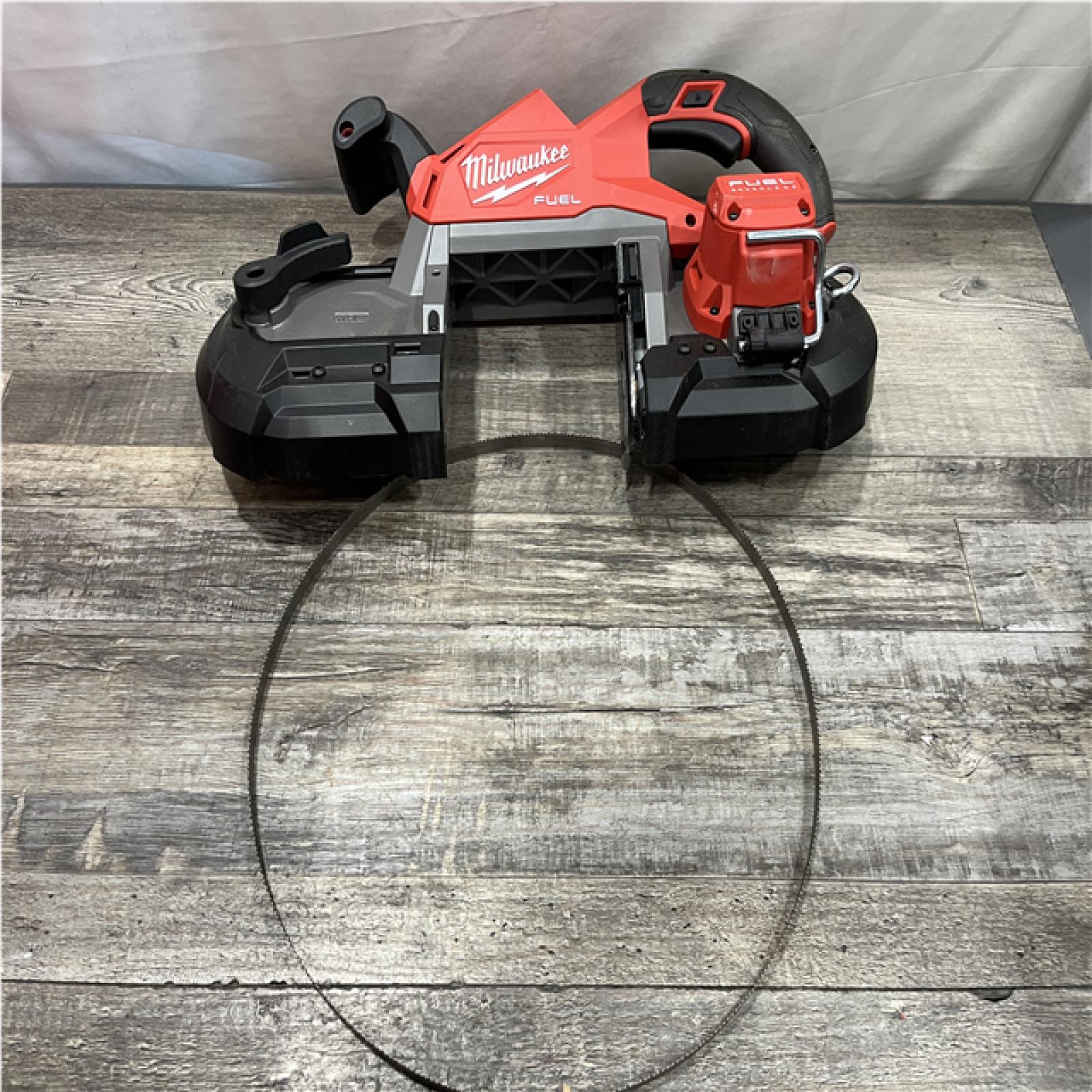 AS-IS Milwaukee FUEL 18V Lithium-Ion Brushless Cordless Deep Cut Band Saw (Tool-Only)