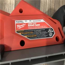 AS-IS Milwaukee M18 FUEL 18V Lithium-Ion Brushless Cordless Deep Cut Band Saw (Tool-Only)