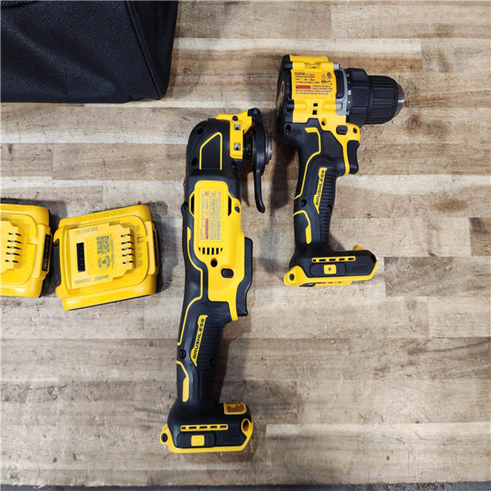 HOUSTON LOCATION - AS - IS DEWALT ATOMIC 20-Volt Lithium-Ion Cordless Brushless (2-Tool) Combo Kit