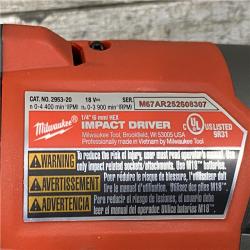 AS-IS Milwaukee FUEL 18V Lithium-Ion Brushless Cordless Hammer Drill and Impact Driver Combo Kit