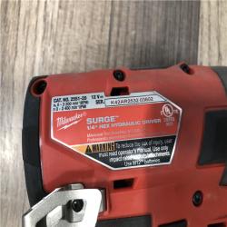 AS-IS Milwaukee FUEL SURGE 12V Lithium-Ion Brushless Cordless 1/4 in. Hex Impact Driver (Tool-Only)