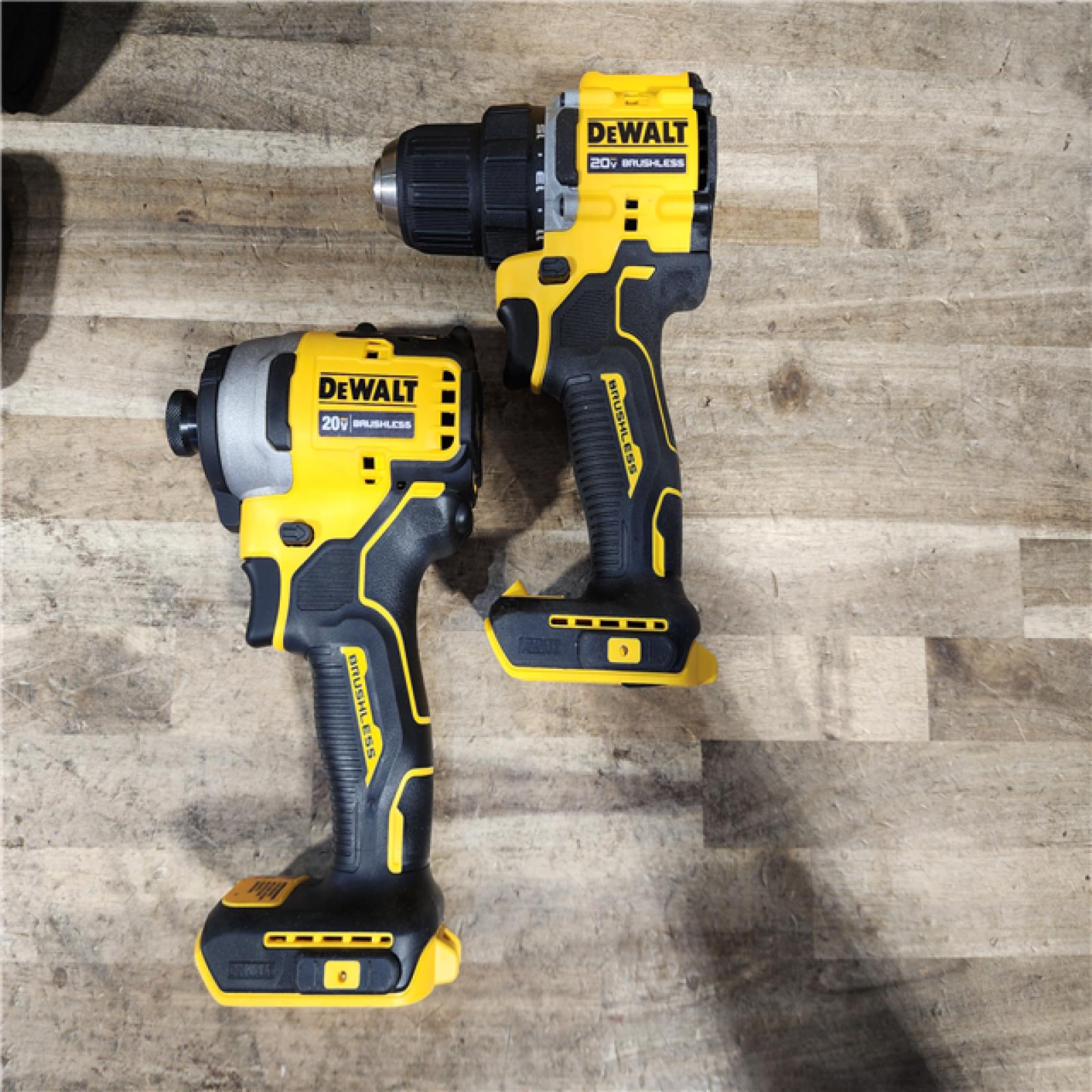HOUSTON LOCATION - AS-IS DEWALT ATOMIC 20-Volt MAX Lithium-Ion Cordless Combo (2-Tool) Kit