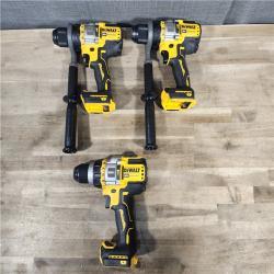 HOUSTON LOCATION - AS-IS (3) Dewalt DCD999B 20V MAX Flexvolt 1/2  Cordless Hammer Drill (TOOL ONLY)