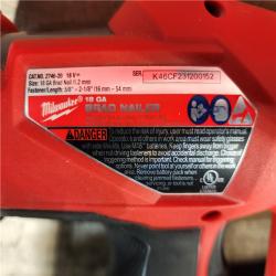 HOUSTON LOCATION - AS-IS Milwaukee M18 Fuel 18V Brushless 18-Gauge Brad Nailer 2746-20 (Bare Tool)