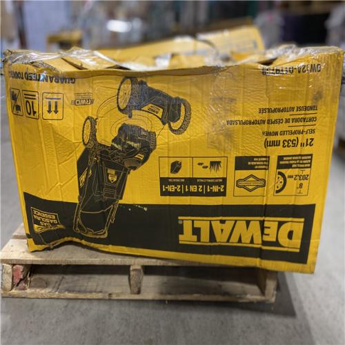 DALLAS LOCATION - DEWALT 21 in. 150cc Briggs and Stratton 625ex Engine Rear Wheel Drive 2-in-1 Gas Self Propelled Walk Behind Lawn Mower