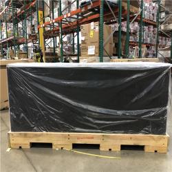 DALLAS LOCATION -AS-IS Husky 96 in. W x 24 in. D 9-Drawer Heavy-Duty Mobile Workbench with Stainless Steel Top in Matte Black