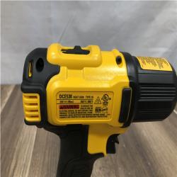 AS-IS DEWALT 20V MAX Cordless Compact Heat Gun with Flat and Hook Nozzle Attachments
