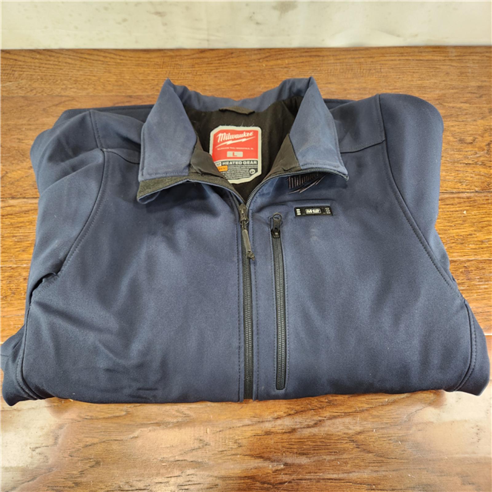 AS-IS Milwaukee M18 Cordless TOUGHSHELL Navy Blue Heated Jacket Kit (Large)