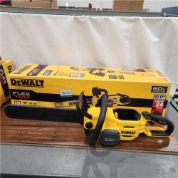 AS-IS DEWALT DCCS672B FLEXVOLT 60V MAX Brushless Cordless 18 Chainsaw (Tool Only)
