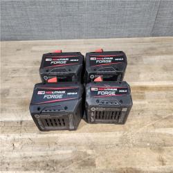 HOUSTON LOCATION - AS-IS MILWAUKEE FORGE BATTERY PACK QTY - 4