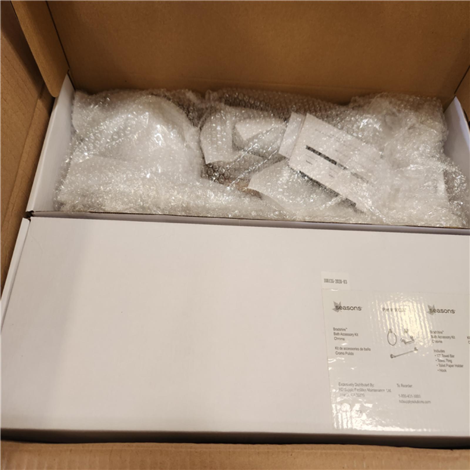 Phoenix NEW SEASONS Bradshire Bath Accessory Kit Chrome 10 Per Box  28-Boxes