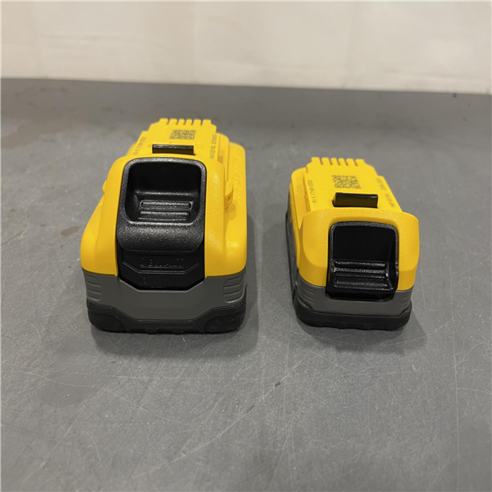 AS-IS - Dewalt Powerstack 20-Volt Lithium-Ion 5.0 Ah and 1.7 Ah Batteries and Charger